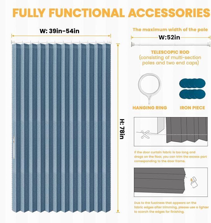 AJAZZ Blackout Accordion Door - Image 3