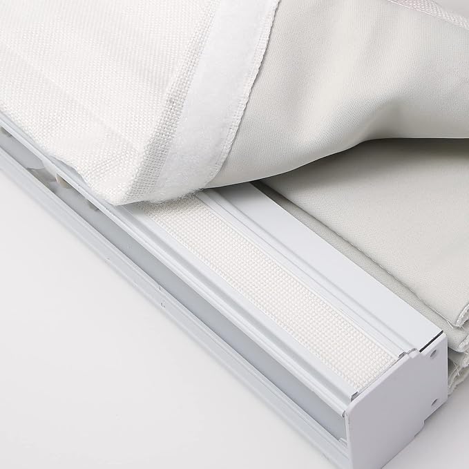 DEJAVU Cordless White Roman Shades, Fabric Thermal Insulated Blinds, Custom - Image 5