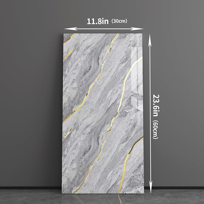 Haimin Wall Panels Peel and Stick 10 Pieces 23.6x11.8in Lightweight Backsplash - Image 5