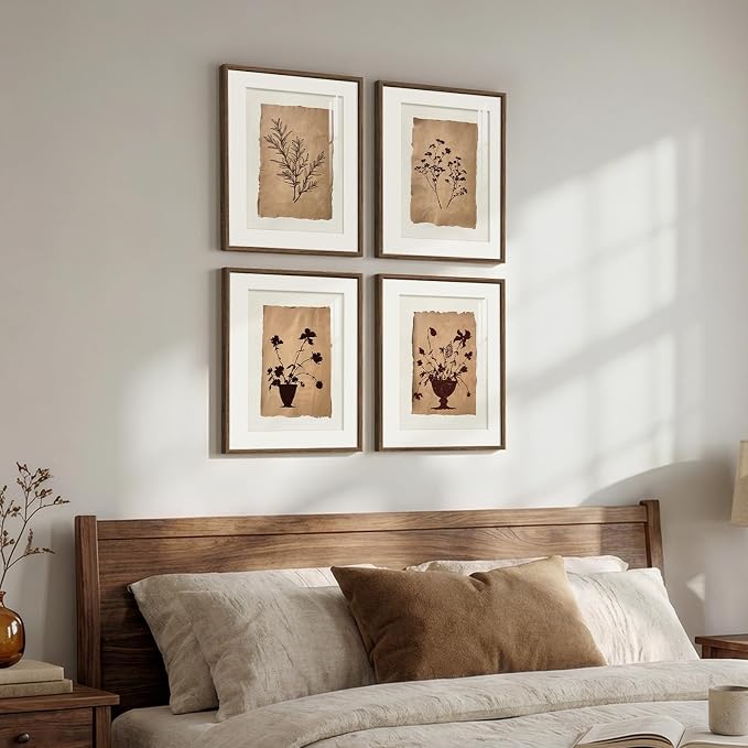 Framed Vintage Botanical Wall Art - Image 3