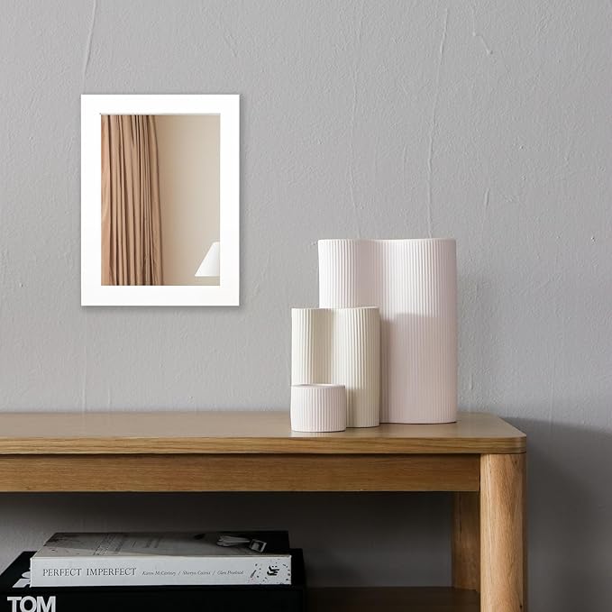 Ruomeng Wall Mirror Rectangle Decorative Mirror 12" x 16" - Image 3