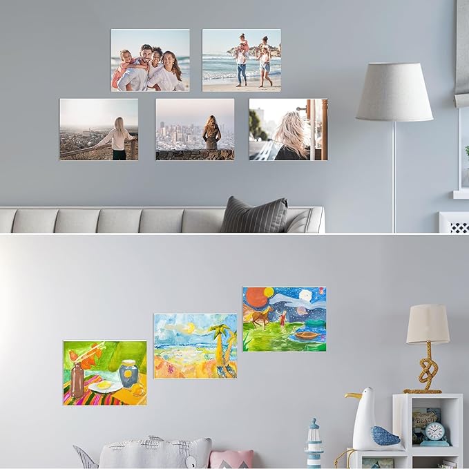 EHWINE 10 Pack 8.5 x 11 Wall Mount Acrylic Sign Holder, Horizontal Wall Signs - Image 8