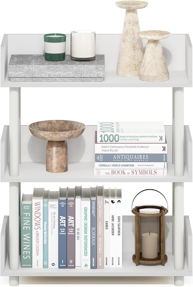 Furinno Turn-N-Tube Display Shelf, 3-Tier Storage Shelves - Image 4