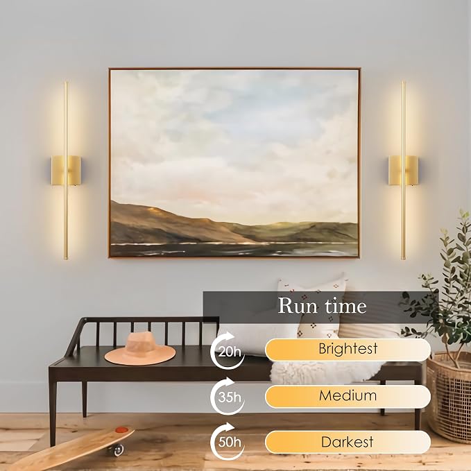 KARTOOSH Battery Operated Wall Sconces - Image 4