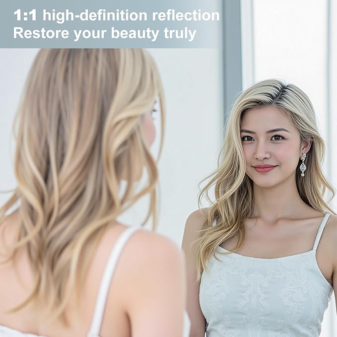 Dewfig Arched White Full Length Mirror, Full Body Mirrors - Image 7