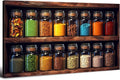Colorful Kitchen Wall Art Mason Jar Canvas Wall Decor Farmhouse Spices Food by HOME