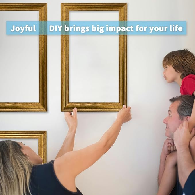 Art3d Pre-Cut Wall Molding Set of 6 pcs, Ready-to-Assemble Wainscoting Panels - Image 7