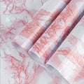 BAYYA Marble Paper Granite Pink/White Roll Peel and Stick Wallpaper by BAYYAPeelandStickWallpaper