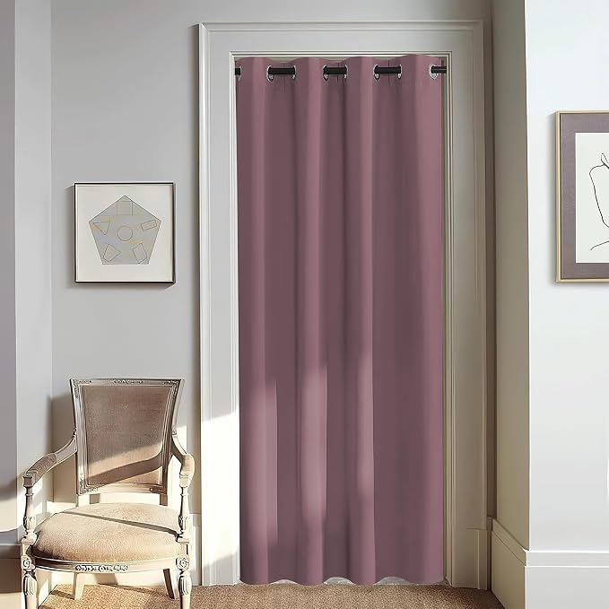 NICETOWN Door Curtain for Closet Doors 80 Inches Long 1 Panel, Room Divider by NICETOWN