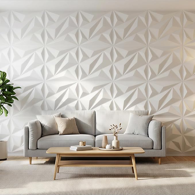3D Wall Panel Diamond for Interior Wall Decor, Waterproof, Heat Resistant PVC - Image 6