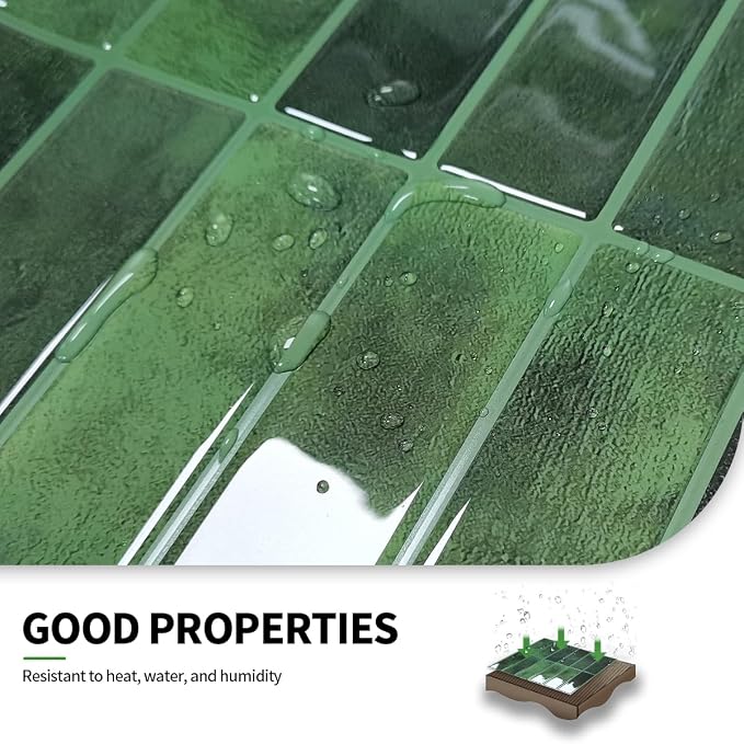 Peel and Stick Backsplash 3D Wall Tiles, Self-Adhesive, Oil Proof, Waterproof - Image 4