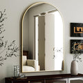 HARRITPURE Arched Wall Mirror – 24"x36" Arch Bathroom Mirror, Living Room Home by HARRITPUREHome