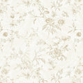 Ismoon Floral Peel and Stick Wallpaper Vintage Beige Stick on Wall Paper French by Ismoon