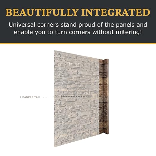 AZ Faux High-Density Polyurethane Faux Stone Flush Inside Corner - Image 7