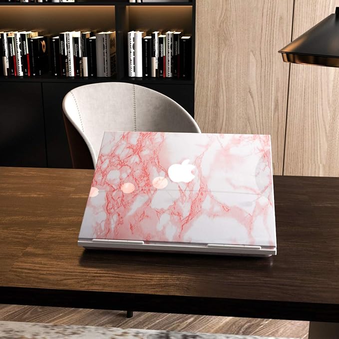 BAYYA Marble Paper Granite Pink/White Roll Peel and Stick Wallpaper - Image 7