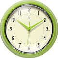 Infinity Instruments LTD. Retro 9 inch Silent Sweep Non-Ticking Mid Century by InfinityInstruments