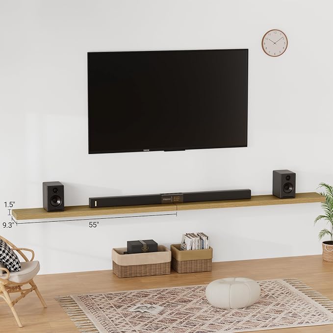 Heimlove 55 Inch Long Floating Shelves - Image 2