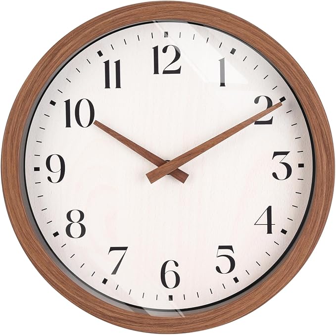 Topkey 12 Inch Silent Wall Clock by Topkey