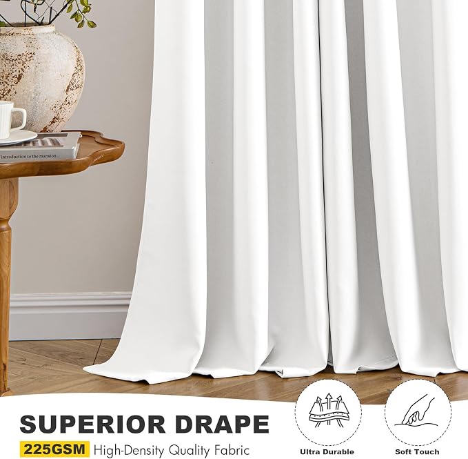 MIULEE Blackout Curtains for Bedroom Living Room 2 Panels, Thermal Insulated - Image 5