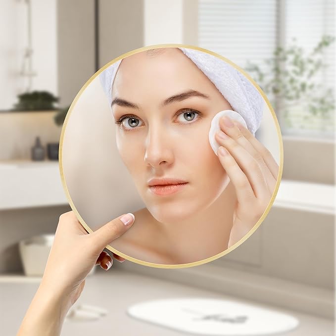 Itrue 12 Inch Small Round Wall Mirror, Not Full Size - Image 2