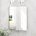 Keonjinn 16 x 20 Inch Brushed Nickel Bathroom Mirrors by Keonjinn