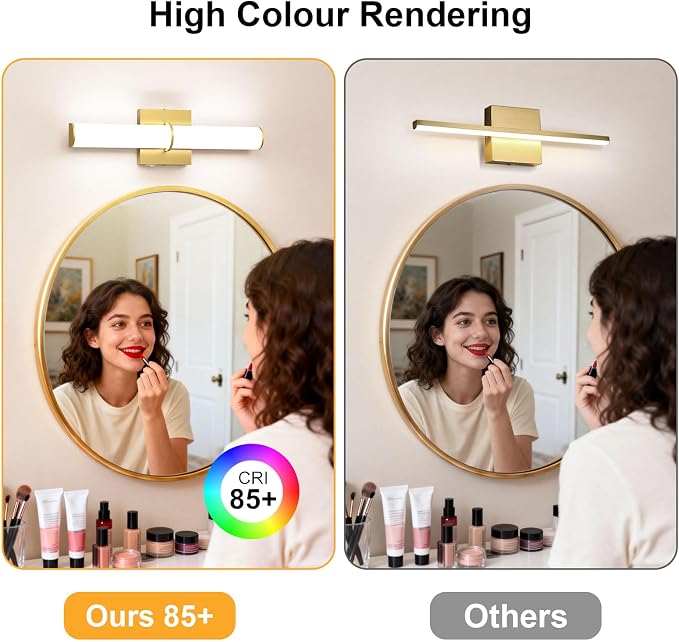 OOWOLF 17.3Inch Modern Vanity Light Fixture - Image 4