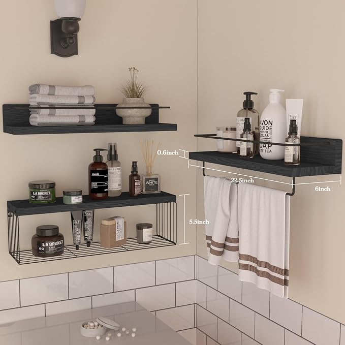PopiShelves 22.5 inches Bathroom Shelves Over Toilet - Image 2
