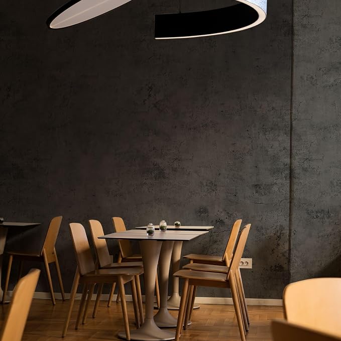 Dark Gray Concrete Wallpaper 15.7in x 80in, Wall Paper Peel and Stick - Image 3