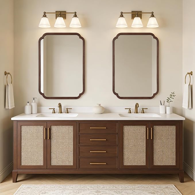 WallBeyond 28" x 40" Wood Bathroom Mirror - Image 7