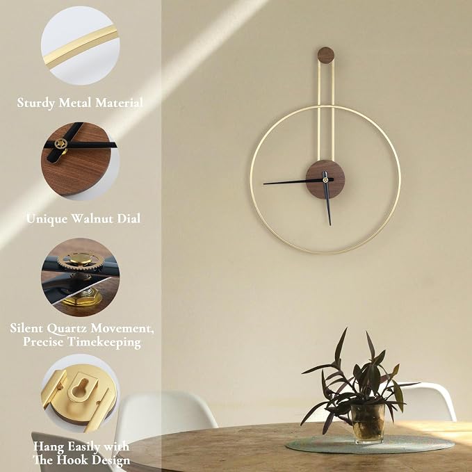 DRELIFAM Modern Wall Clock Large Wall Clocks - Image 5