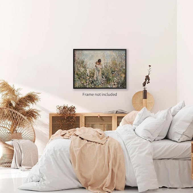 rumlud Country Flower Poster Vintage Nature Botanical Floral Wall Art Antique - Image 6