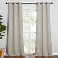NICETOWN Room Darkening Curtain Panels 90 inches Long, Privacy Draperies by NICETOWN