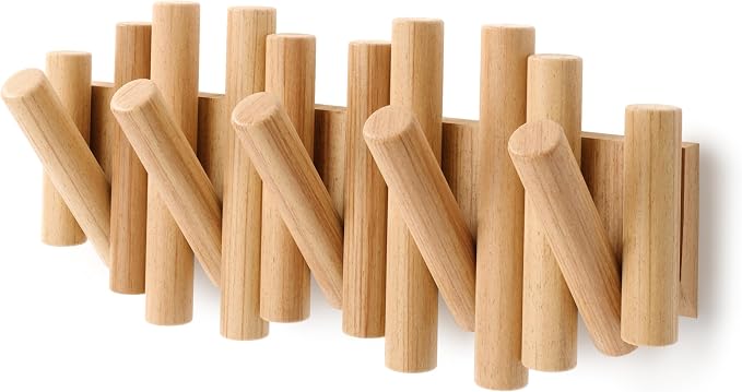 Umbra Picket Wall-Mounted Coat Rack Rail Hook - Image 2