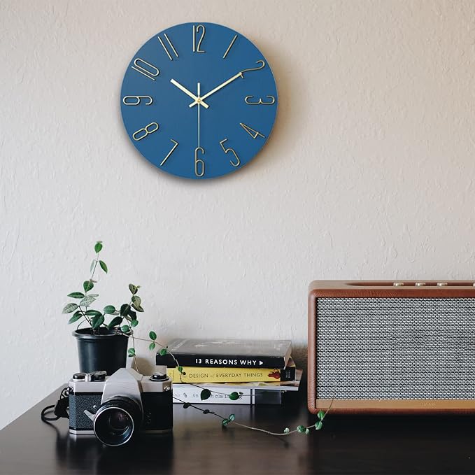 wall Clock, Silent Clock, wall Clocks Battery Operated， 12 inch Modern wall - Image 6