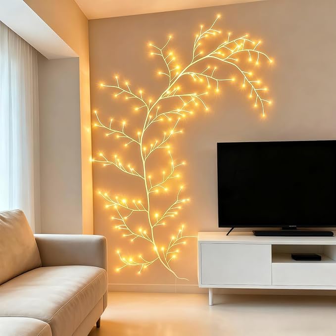 Willow Vine Lights with Remote for Wall: 7.5ft LED Enchanted Vines Lights DIY - Image 8