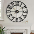 LEIKE Large Wall Clock, 18.5" Silent Non-Ticking, Battery Operated, Decorative by LEIKEWALLCLOCK