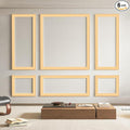 Art3d Pre-Cut Wall Molding Set of 6 pcs, Ready-to-Assemble Wainscoting Panels by Art3d
