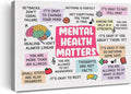 Hijie Therapy Office Mental Health Poster Canvas Wall Art by Hijie