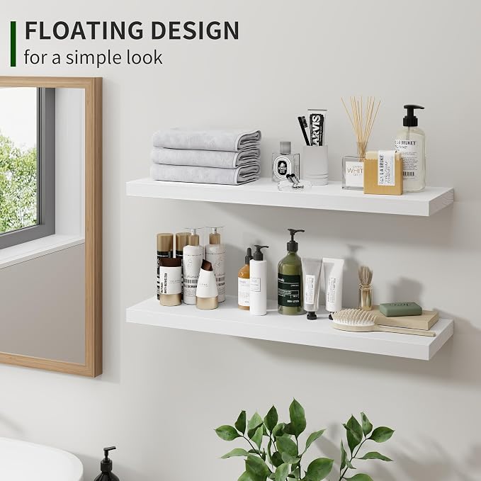 Marsmiles Wood Floating Shelves - Image 3