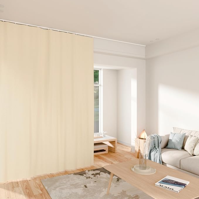 MaKefeile Room Divider Curtains Total Blackout Privacy Curtain Panel Room - Image 6