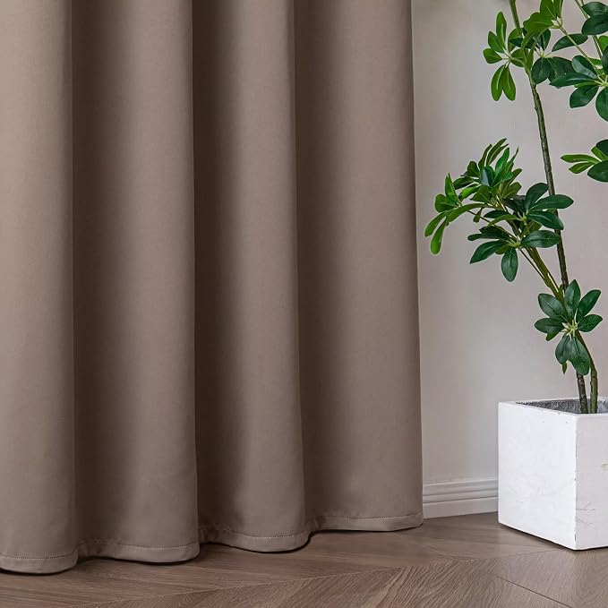 IGEMAEVE Blackout Curtains 108 Inch Length 2 Panels Set, Grommet Energy Saving - Image 7