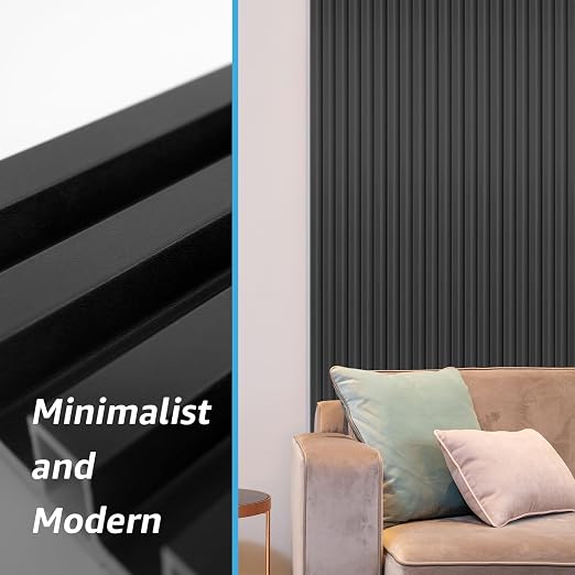Art3d 8-Pack 96 x 6in. WPC Acoustic Slat Wall Panel - Image 6