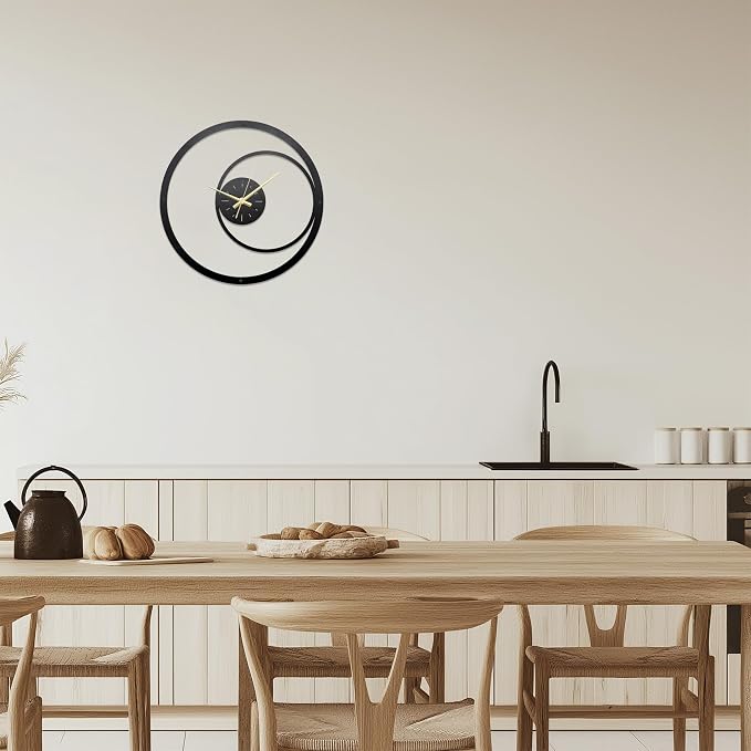 Minimalist Metal Wall Clock - Image 6