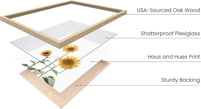 HAUS AND HUES Sunflower Set Collage 16x20 - Image 2