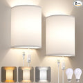 Plug in Wall Sconces Set of Two: Wall Lights by Yunaking