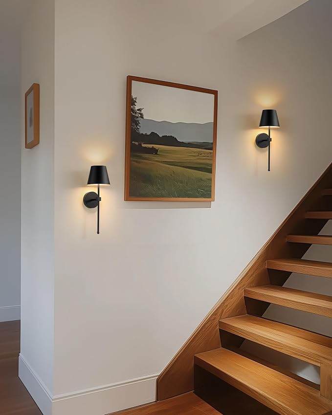 KDG Cordless Wall Sconces Set of 2, Wireless 5200mAh Rechargeable Battery LED - Image 9