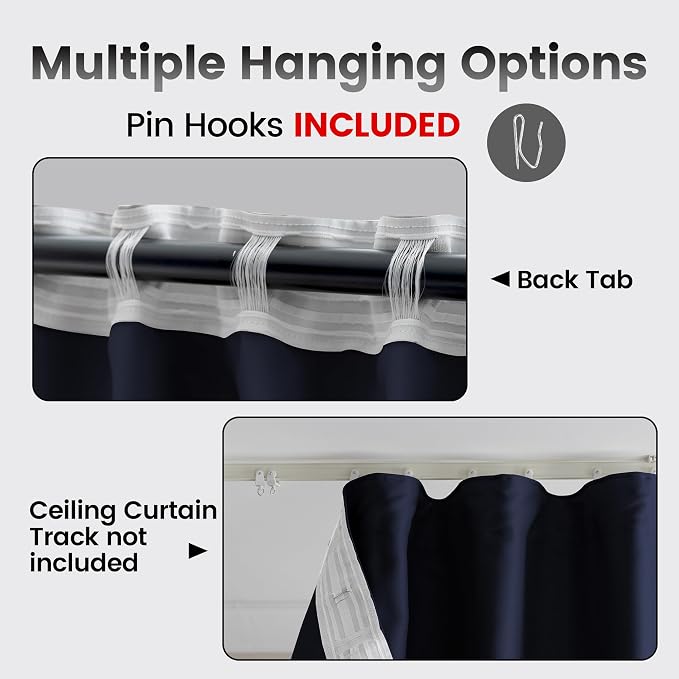 Extra Wide Room Room Divider Curtains - Image 2