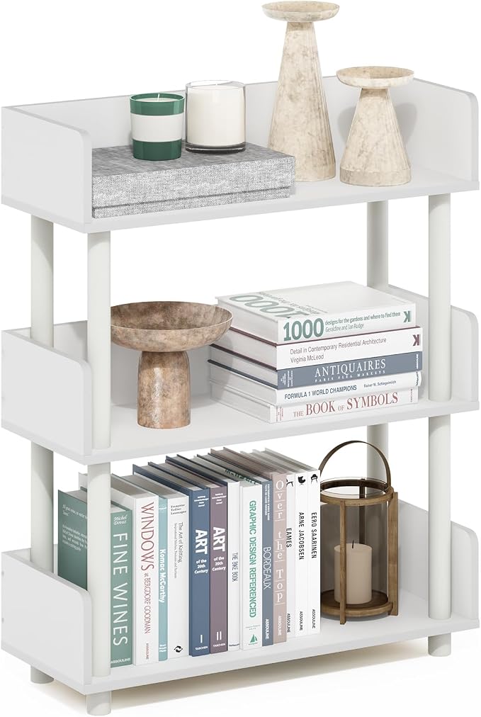 Furinno Turn-N-Tube Display Shelf, 3-Tier Storage Shelves by Furinno-FitsYourSpaceFitsYourBudget