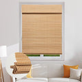 SEEYE Cordless Bamboo Roman Shades, Roll Up Blind Privacy Shade by SEEYE