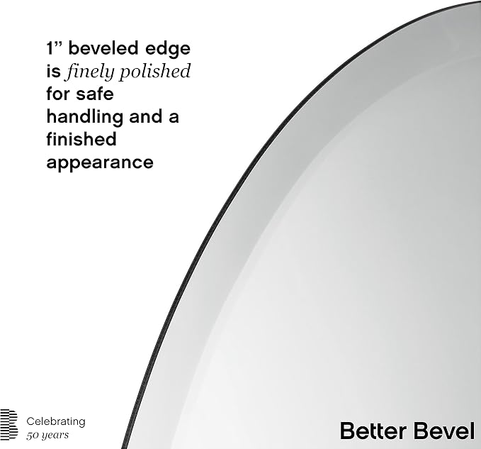 Better Bevel Frameless Oval Mirror - Image 4